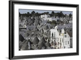 Cone-Roofed Trulli Houses on the Rione Monte District, Alberobello, Apulia, Italy-Stuart Forster-Framed Photographic Print