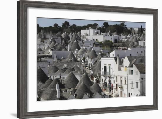 Cone-Roofed Trulli Houses on the Rione Monte District, Alberobello, Apulia, Italy-Stuart Forster-Framed Photographic Print