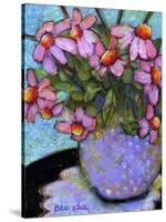Coneflower Bouquet-Blenda Tyvoll-Stretched Canvas