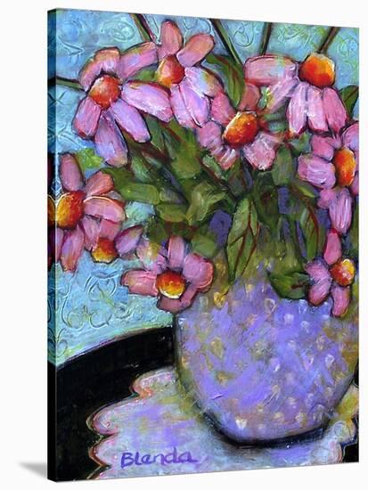 Coneflower Bouquet-Blenda Tyvoll-Stretched Canvas