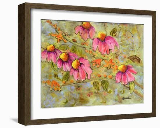 Coneflowers for Marian-Blenda Tyvoll-Framed Art Print