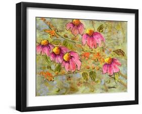 Coneflowers for Marian-Blenda Tyvoll-Framed Art Print