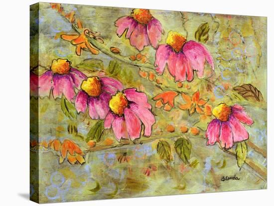 Coneflowers for Marian-Blenda Tyvoll-Stretched Canvas
