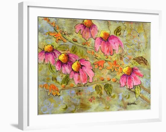 Coneflowers for Marian-Blenda Tyvoll-Framed Art Print