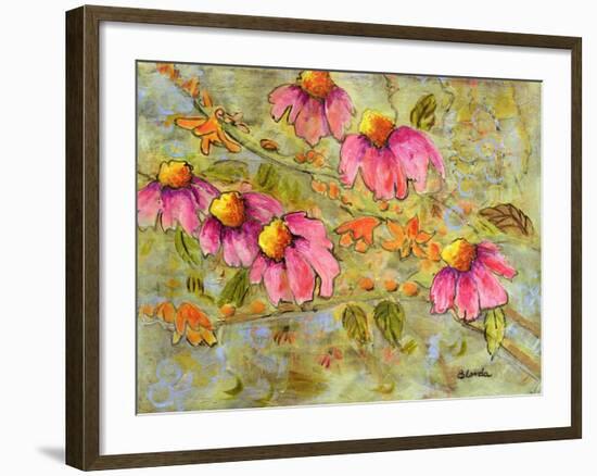 Coneflowers for Marian-Blenda Tyvoll-Framed Art Print