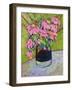 Coneflowers on Green-Blenda Tyvoll-Framed Art Print