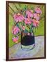 Coneflowers on Green-Blenda Tyvoll-Framed Art Print