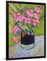 Coneflowers on Green-Blenda Tyvoll-Framed Art Print