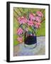 Coneflowers on Green-Blenda Tyvoll-Framed Art Print