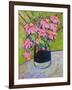 Coneflowers on Green-Blenda Tyvoll-Framed Art Print