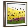 Coneflowers With Pink-Anne Becker-Framed Art Print