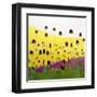 Coneflowers With Pink-Anne Becker-Framed Art Print