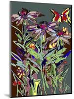 Coneflowers-Diana Ong-Mounted Giclee Print