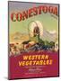 Conestoga Vegetable Label - Watsonville, CA-Lantern Press-Mounted Art Print