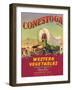 Conestoga Vegetable Label - Watsonville, CA-Lantern Press-Framed Art Print