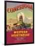 Conestoga Vegetable Label - Watsonville, CA-Lantern Press-Framed Art Print