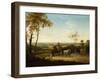 Conestoga Wagon on the Pennsylvania Turnpike, 1816-Thomas Birch-Framed Giclee Print