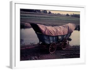 Conestoga Wagon, Type of Wagon Used by Pioneer Settlers in the American West-Gjon Mili-Framed Photographic Print