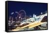 Coney Island at Night-William P. Gottlieb-Framed Stretched Canvas