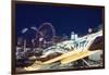 Coney Island at Night-William P. Gottlieb-Framed Photographic Print