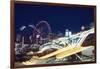 Coney Island at Night-William P. Gottlieb-Framed Photographic Print