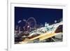 Coney Island at Night-William P. Gottlieb-Framed Photographic Print