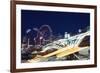 Coney Island at Night-William P. Gottlieb-Framed Photographic Print