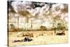 Coney Island Beach-Philippe Hugonnard-Stretched Canvas