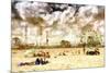 Coney Island Beach-Philippe Hugonnard-Mounted Giclee Print