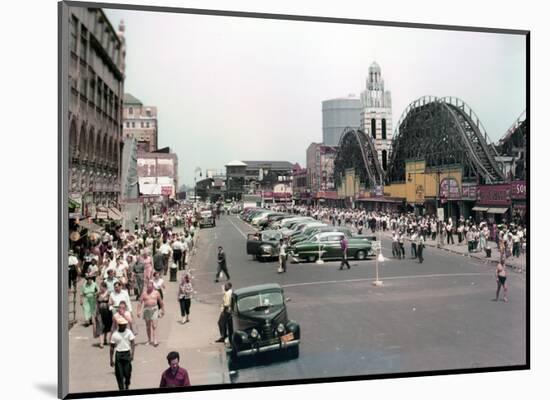 Coney Island, Brooklyn, New York, c.1951-null-Mounted Art Print