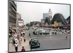 Coney Island, Brooklyn, New York, c.1951-null-Mounted Art Print