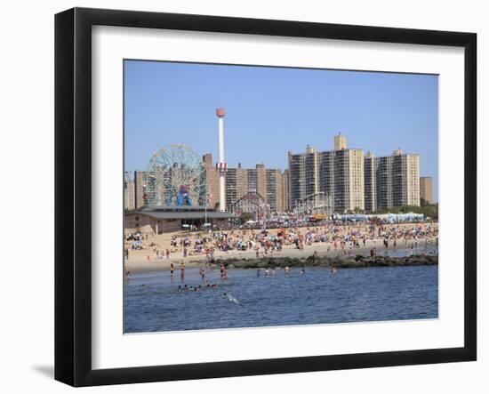 Coney Island, Brooklyn, New York City, United States of America, North America-Wendy Connett-Framed Photographic Print