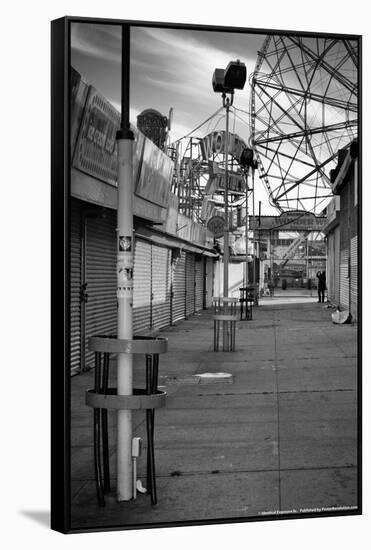 Coney Island Brooklyn-null-Framed Stretched Canvas