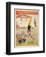 Coney Island Carnival, 1898-null-Framed Premium Giclee Print