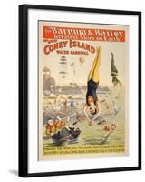 Coney Island Carnival, 1898-null-Framed Giclee Print