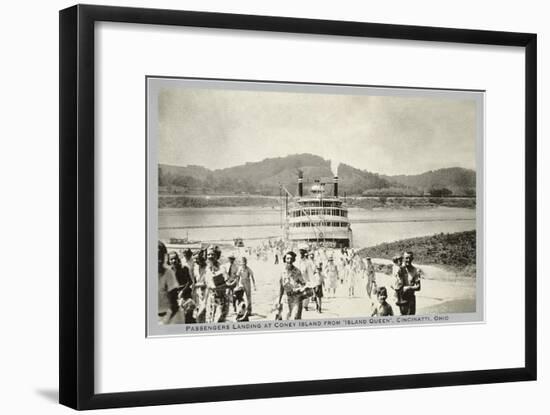 Coney Island, Cincinnati, Ohio-null-Framed Art Print