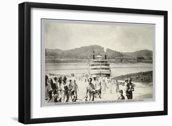 Coney Island, Cincinnati, Ohio-null-Framed Art Print