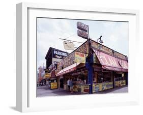 Coney Island Clams, Dogs, Heroes and Shish Kabob-Carol Highsmith-Framed Photo