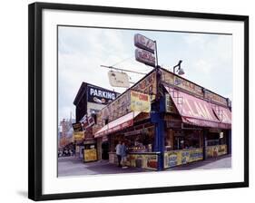 Coney Island Clams, Dogs, Heroes and Shish Kabob-Carol Highsmith-Framed Photo