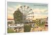 Coney Island Ferris Wheel, Cincinnati, Ohio-null-Framed Art Print