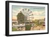 Coney Island Ferris Wheel, Cincinnati, Ohio-null-Framed Art Print