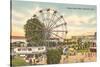 Coney Island Ferris Wheel, Cincinnati, Ohio-null-Stretched Canvas