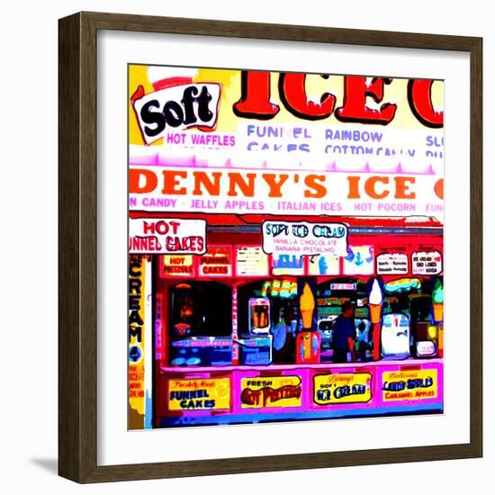 Coney Island Ice Cream, New York-Tosh-Framed Art Print