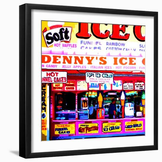 Coney Island Ice Cream, New York-Tosh-Framed Art Print