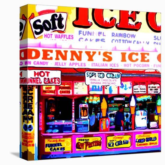 Coney Island Ice Cream, New York-Tosh-Stretched Canvas