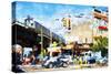 Coney Island - In the Style of Oil Painting-Philippe Hugonnard-Stretched Canvas