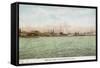 Coney Island, New York, America, Seen from the Sea-null-Framed Stretched Canvas
