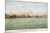 Coney Island, New York, America, Seen from the Sea-null-Mounted Art Print