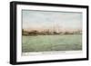 Coney Island, New York, America, Seen from the Sea-null-Framed Art Print