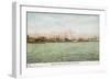 Coney Island, New York, America, Seen from the Sea-null-Framed Art Print